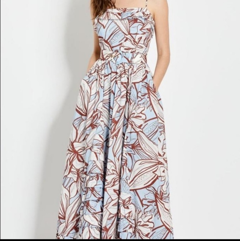 Nicholas NWT Julie floral print maxi dress sz 8.